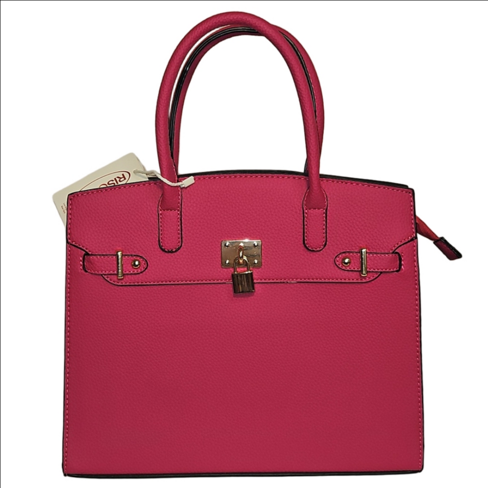 Risotto Fuschia Vegan Leather Shoulder Bag NWT